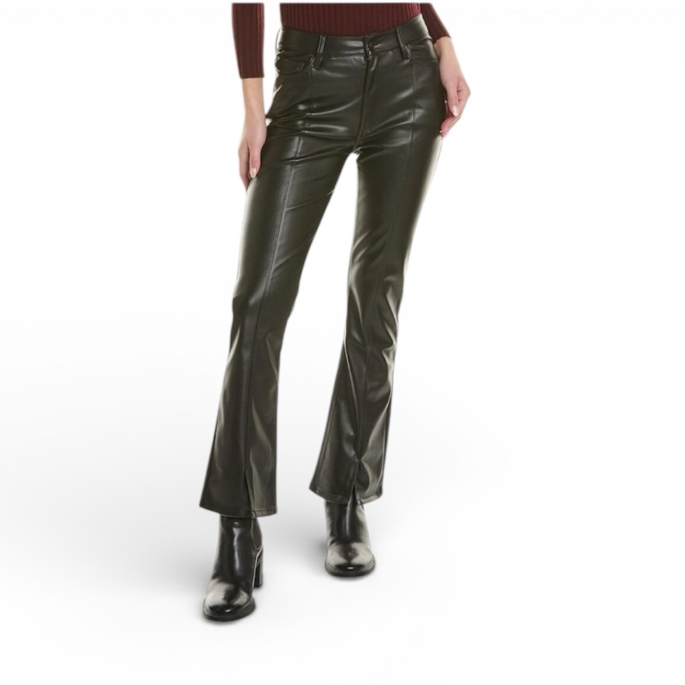 HUDSON Black Leather Pants
